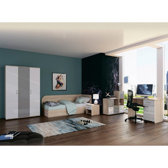 Σετ παιδικού δωματίου AVA 3342, Kasi, 82/190, Genomax - Στρώμα ορθοπεδικό με βάση